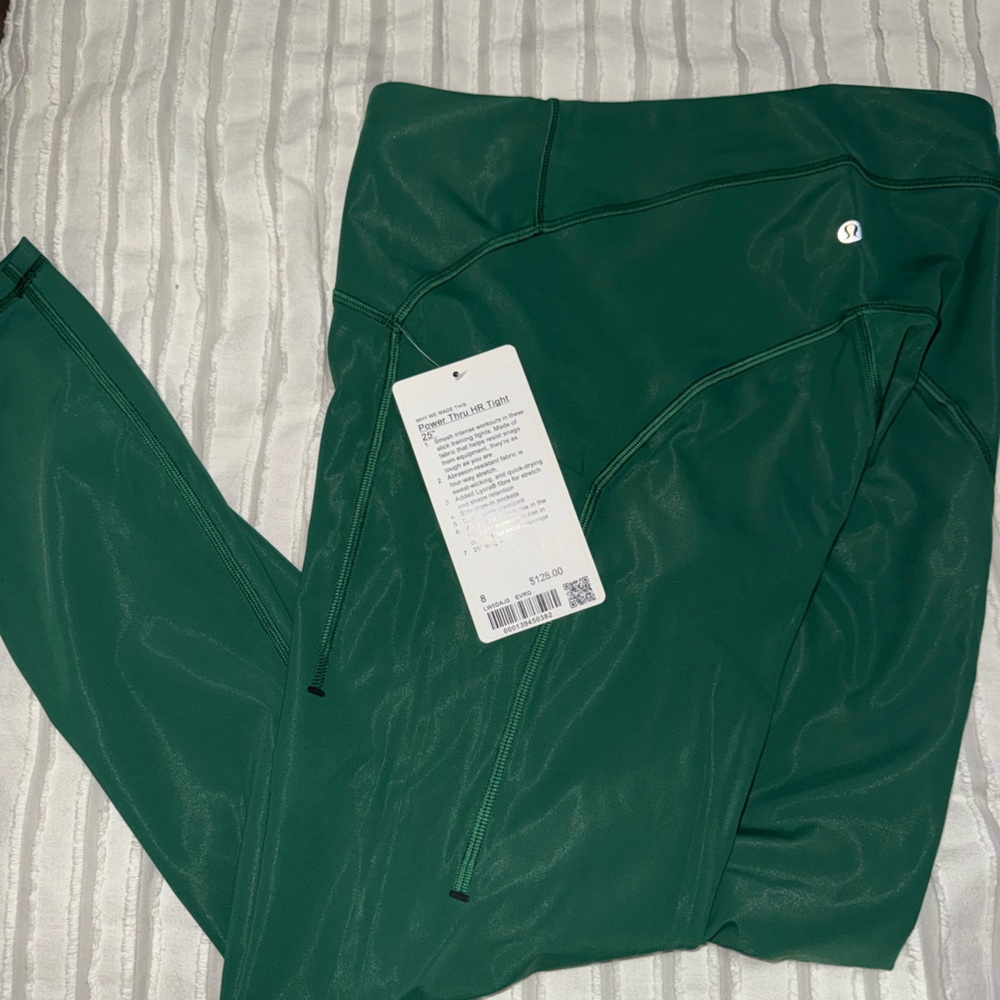 Lululemon Emerald Green Power Tight